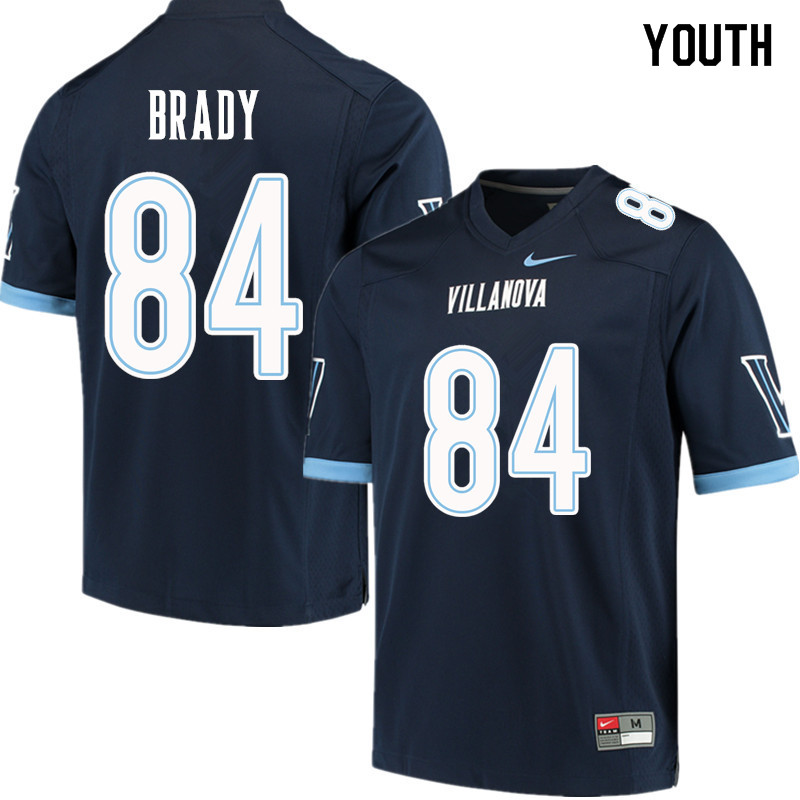 Youth #84 Robert Brady Villanova Wildcats College Football Jerseys Sale-Navy